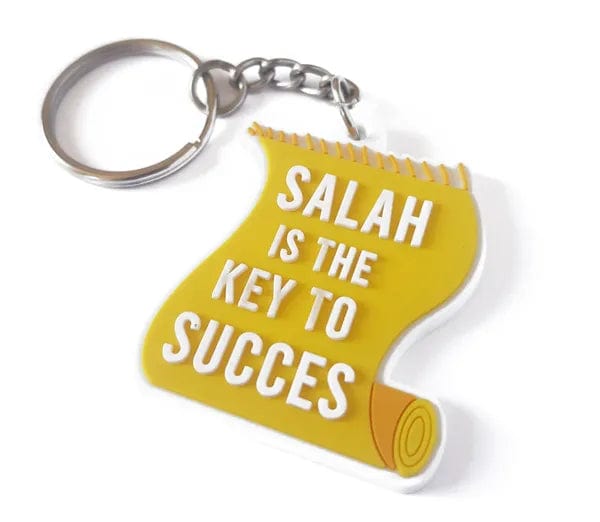 DeenSouvenir Erfolg durch Salah - Gelber Schlüsselanhänger