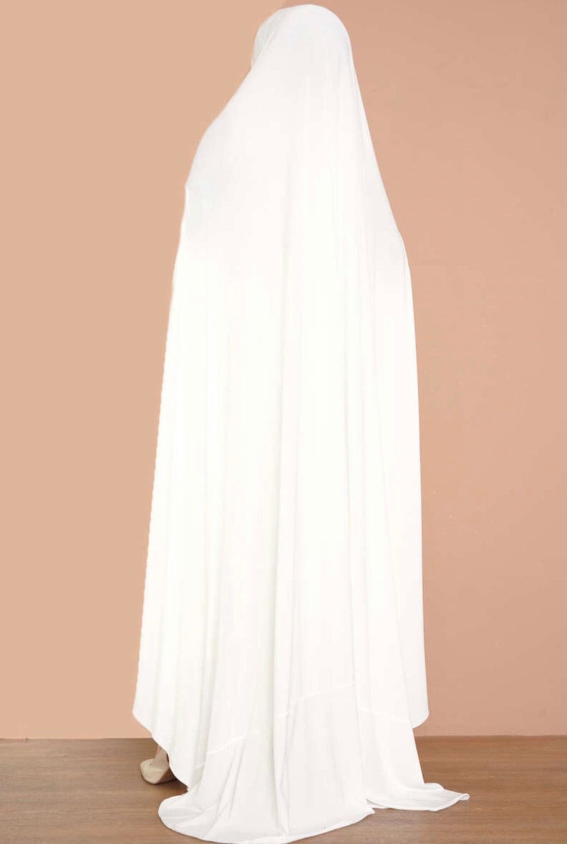 Deen Souvenir Abaya Premium Jersey in Weiß Abaya in Weiß: Ein Must-Have für Jede Garderobe | DeenSouvenir