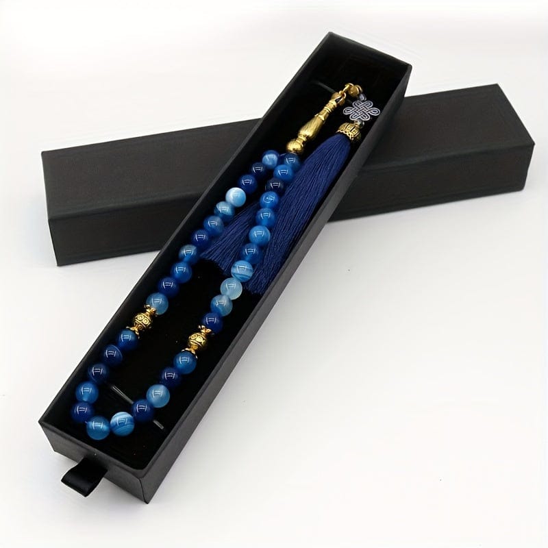 deen-souvenir customized Naturstein-Gebetsperlenarmband für spirituelle Verbundenheit"