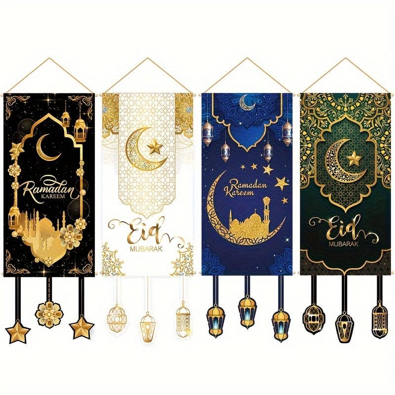 deen-souvenir customized Ramadan Hängende Flagge Ramadan Dekorationen