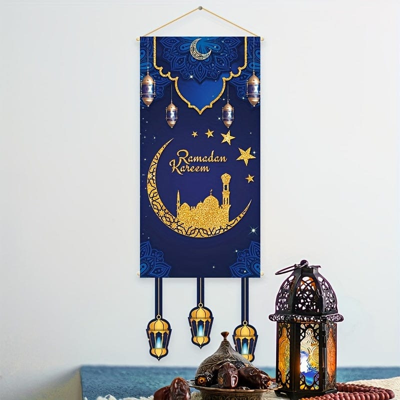 deen-souvenir customized Ramadan Hängende Flagge Ramadan Dekorationen