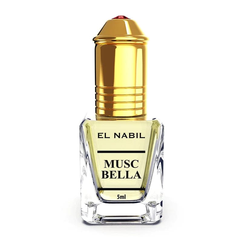 EL NABIL Misk MUSC BELLA Musc Bella – Rein Alkoholfreier Parfumextrakt für Frauen | 5ml